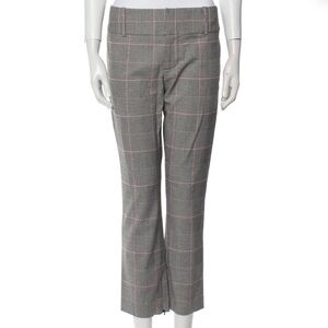 Plaid Print Straight Leg Pants